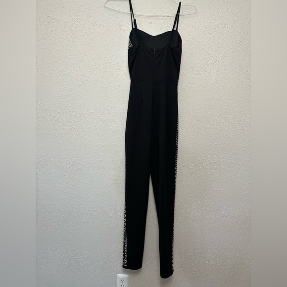 BANJUL Women's Black Sequined Spaghetti Strap Jumpsuit - Picture 10 of 15